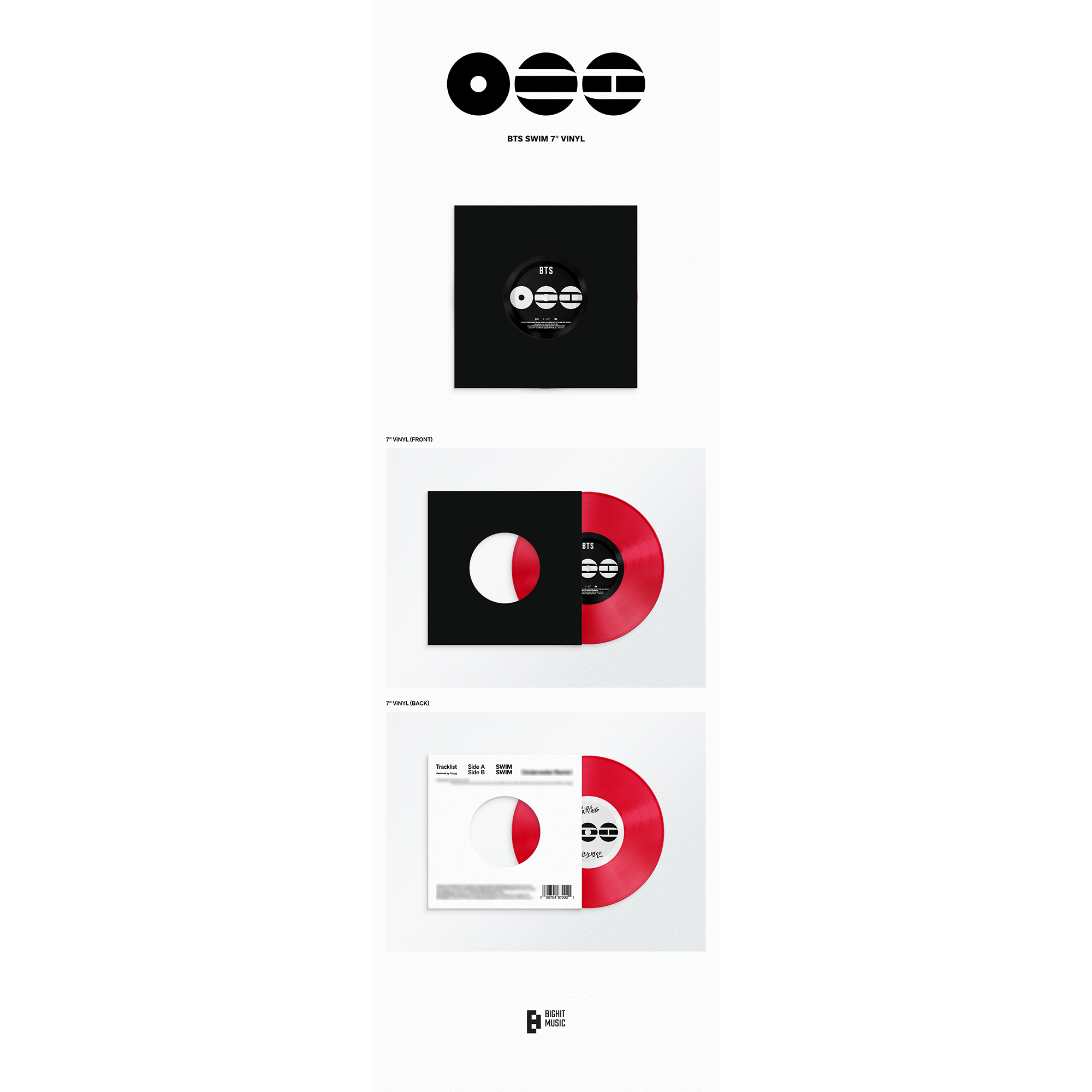 BTS SWIM 7" Vinyl