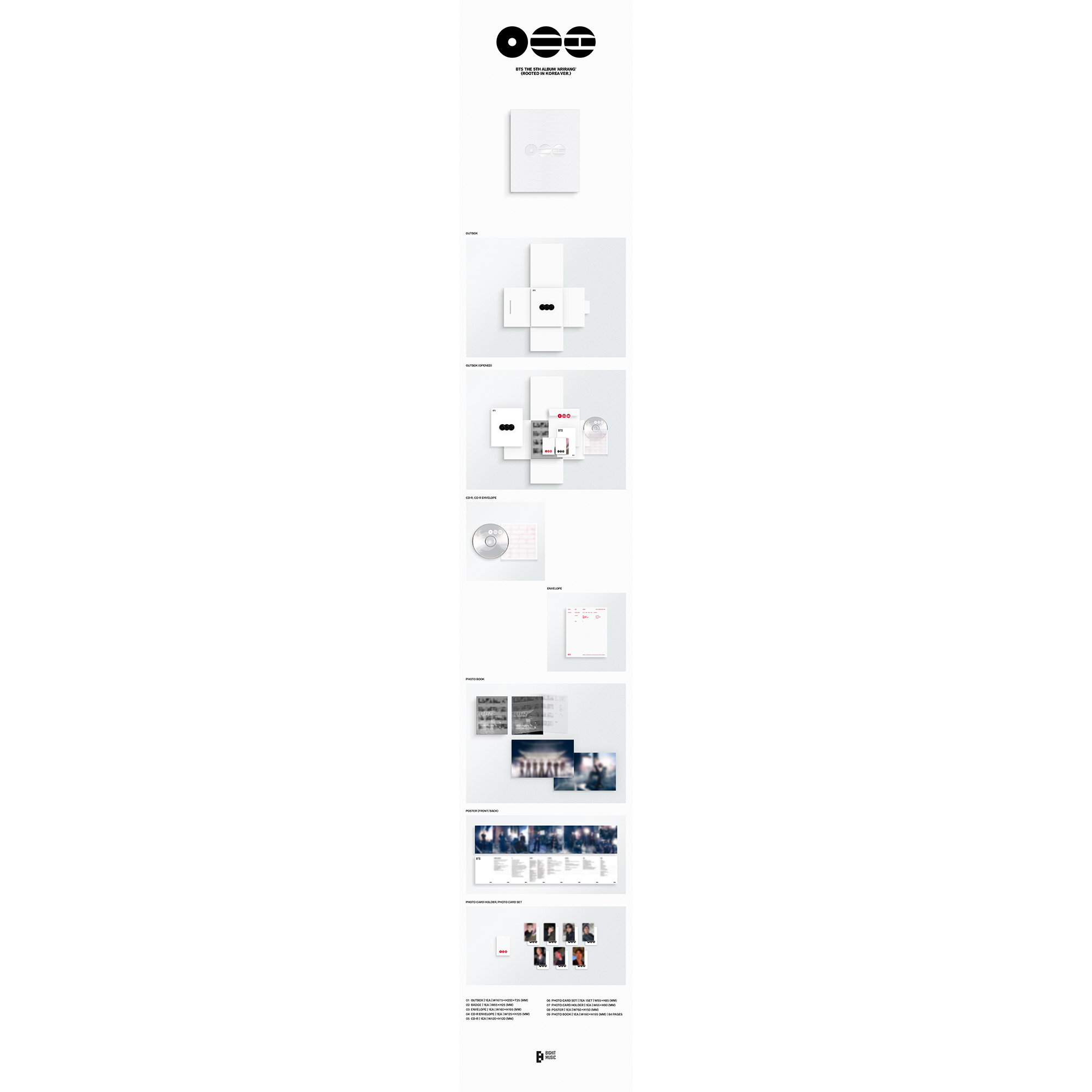 BTS The 5th Album 'ARIRANG' (Rooted in Korea Ver.)